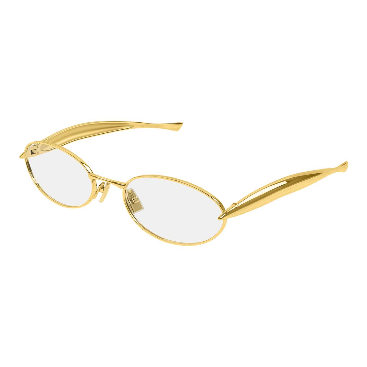 Bottega Veneta Occhiali da Sole BV1386S 008 Oro/Trasparente Unisex