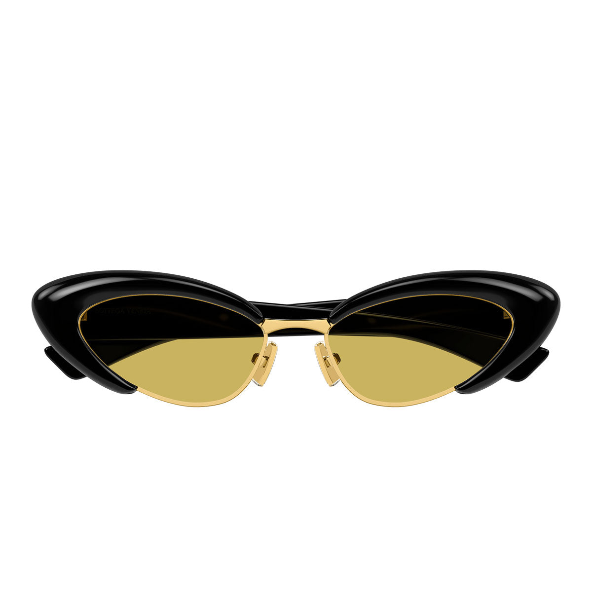Bottega Veneta Occhiali da Sole BV1387S 001 Nero/Giallo Donna