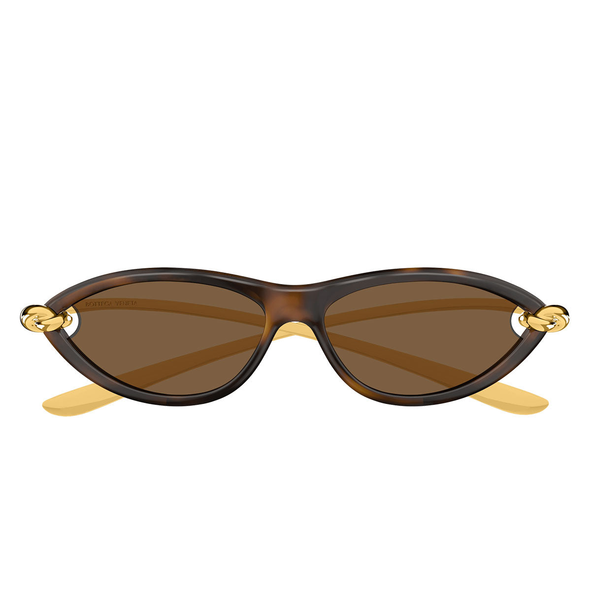 Bottega Veneta Occhiali da Sole BV1390S 002 Oro/Marrone Donna