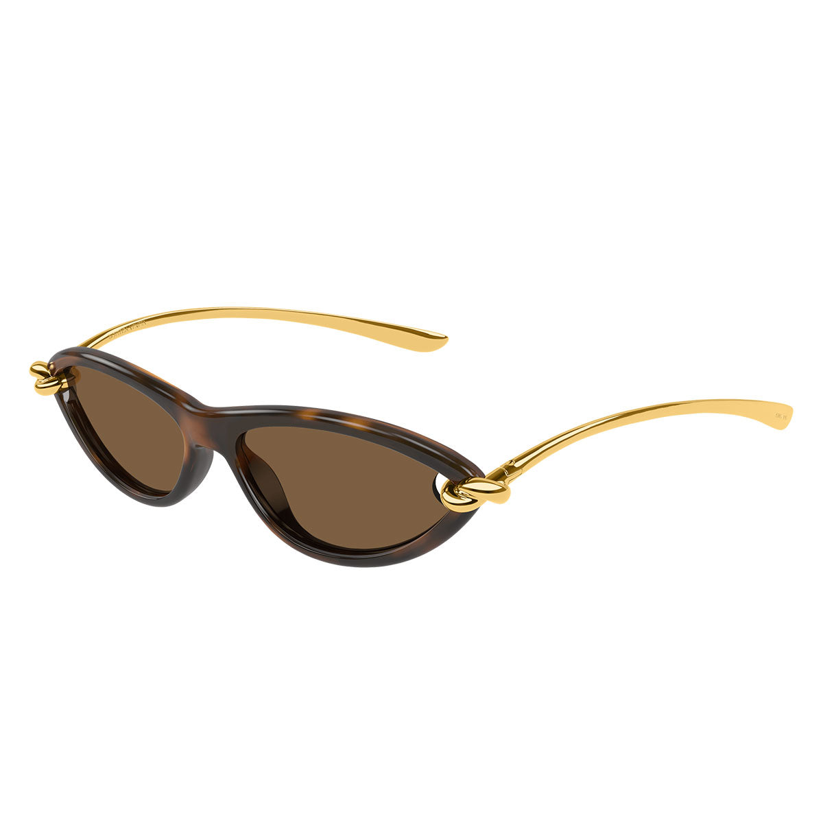 Bottega Veneta Occhiali da Sole BV1390S 002 Oro/Marrone Donna