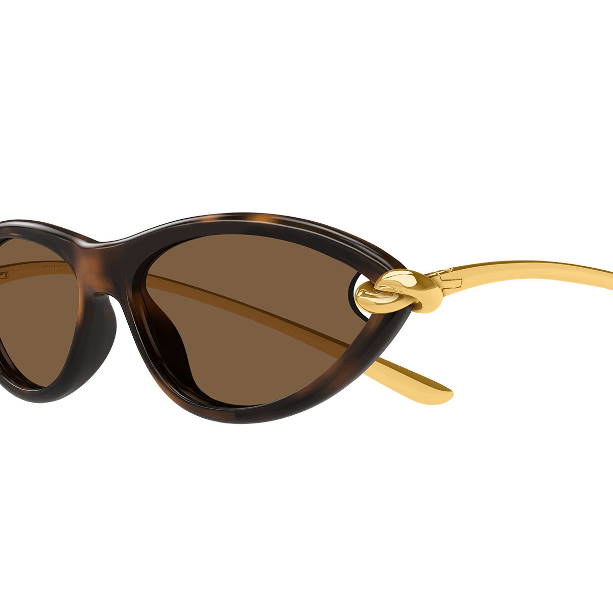 Bottega Veneta Occhiali da Sole BV1390S 002 Oro/Marrone Donna