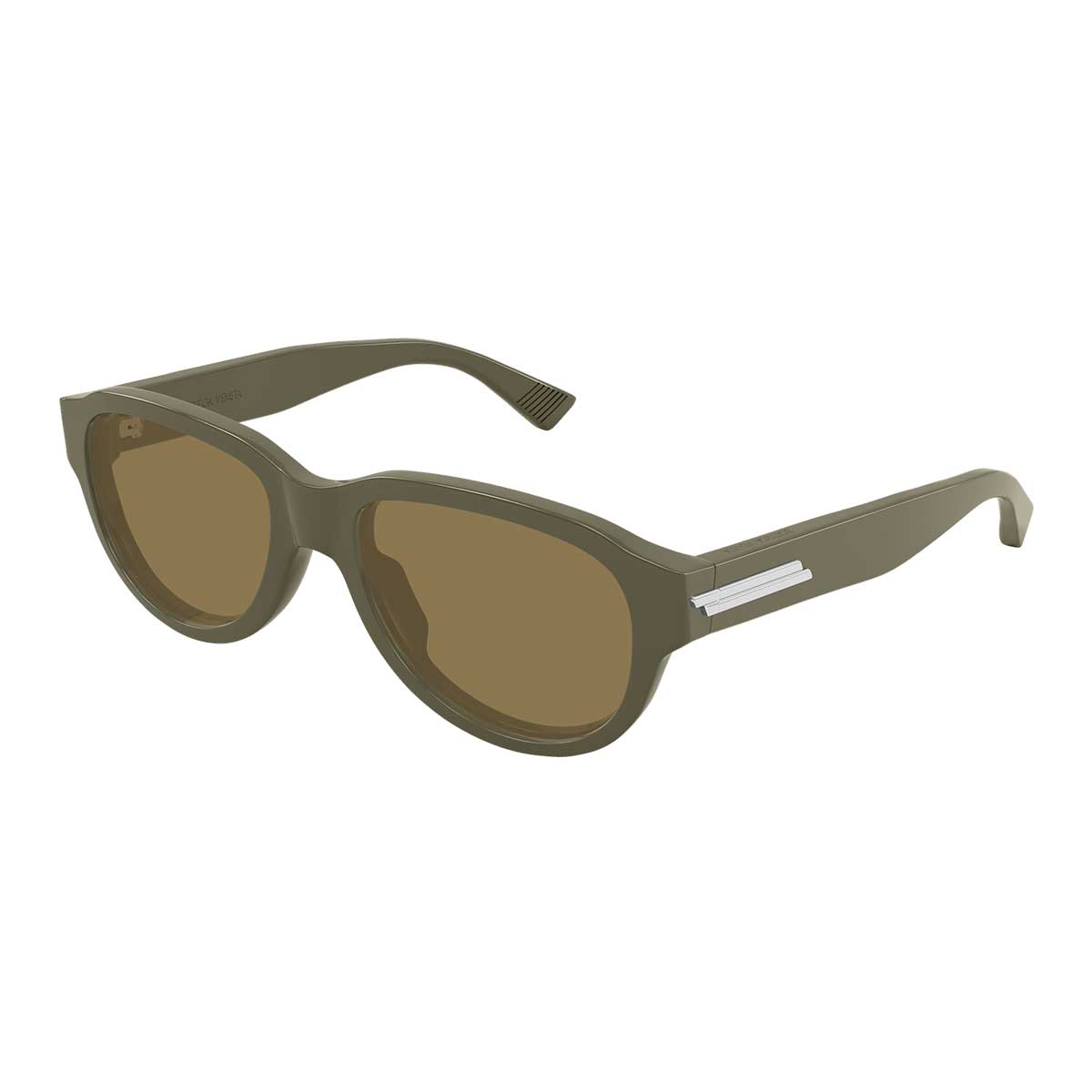 Bottega Veneta Occhiali da Sole BV1410S 003 Grigio/Marrone Uomo 2