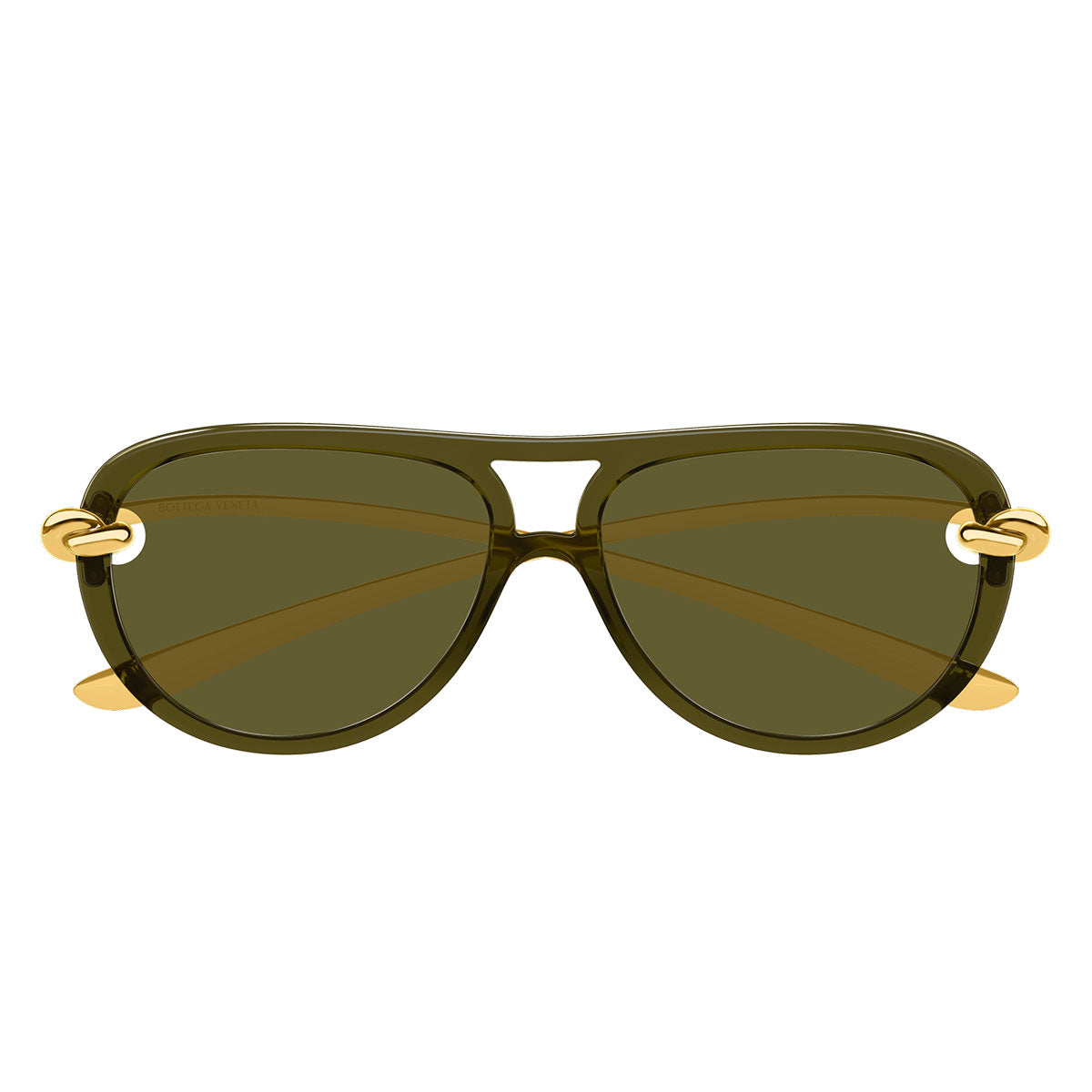 Bottega Veneta Occhiali da Sole BV1418S 003 Oro/Verde Donna