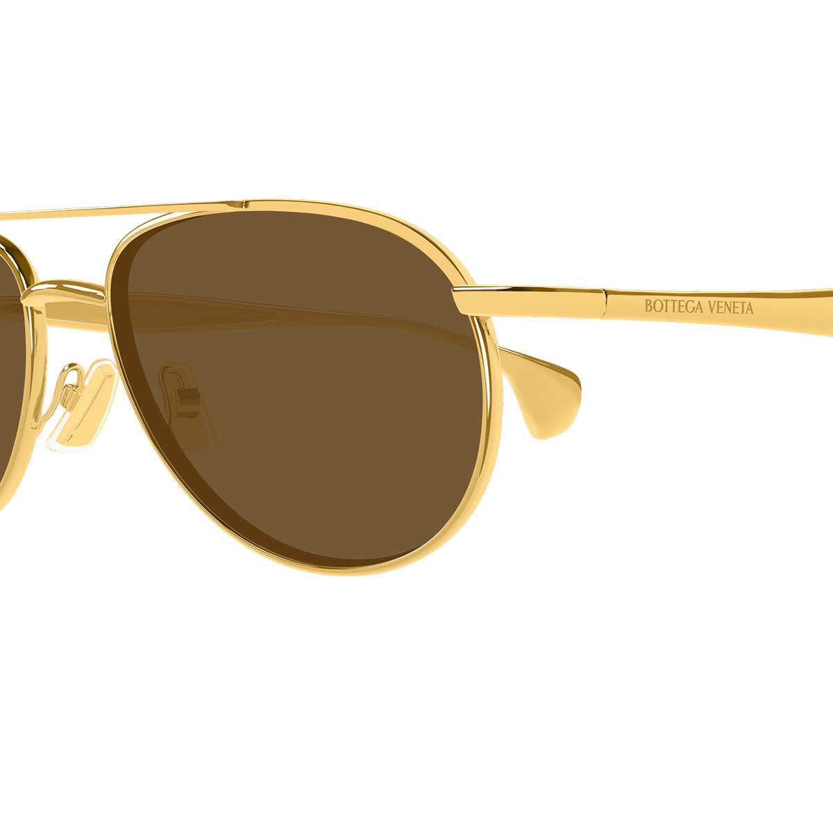 Bottega Veneta Occhiali da Sole BV1419S 001 Oro/Marrone Unisex