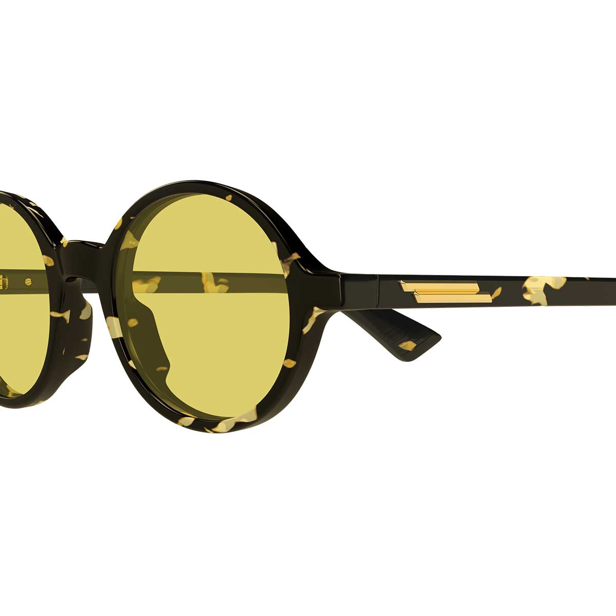 Bottega Veneta Occhiali da Sole BV1430S 002 Marrone/Giallo Unisex 3