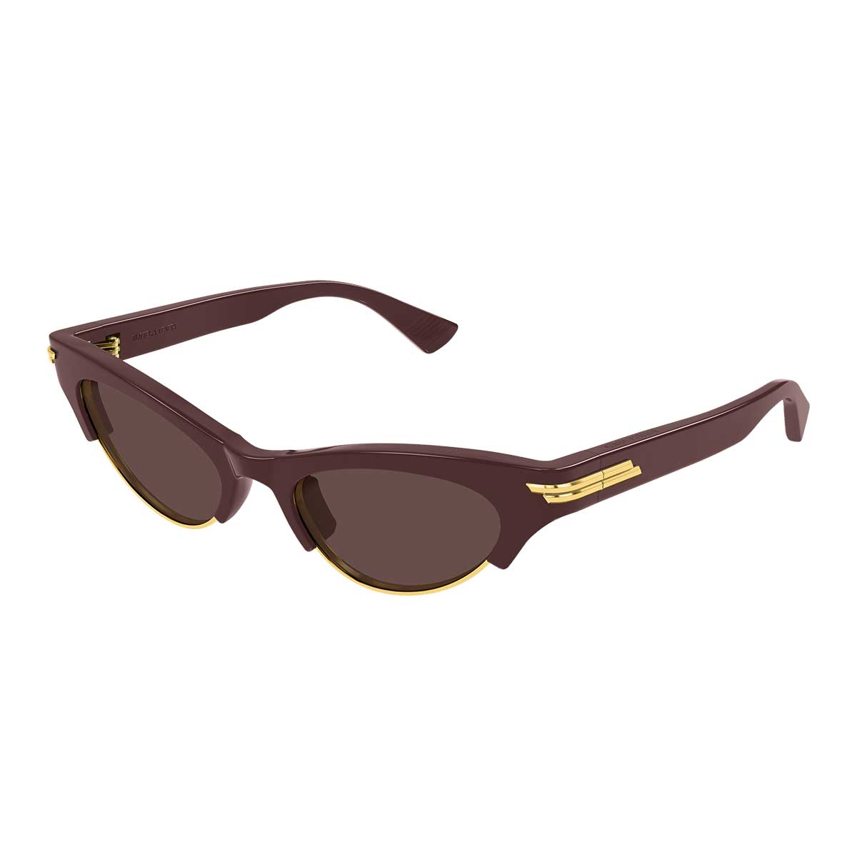 Bottega Veneta Occhiali da Sole BV1431S 004 Burgundy/Marrone Donna 2