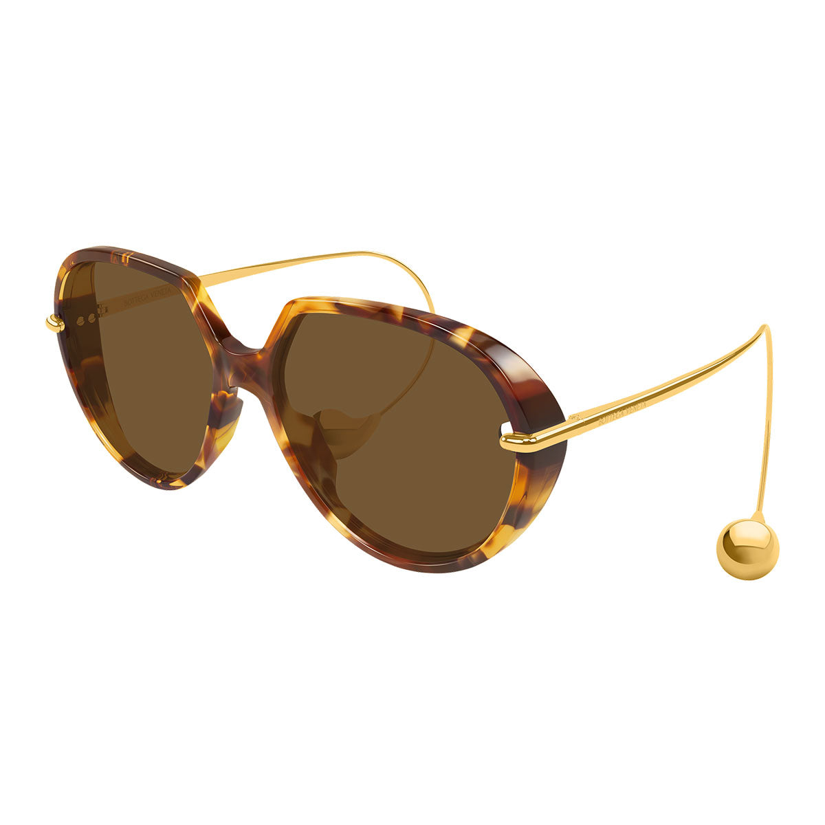 Bottega Veneta Occhiali da Sole BV1436S 002 Marrone/Marrone Unisex