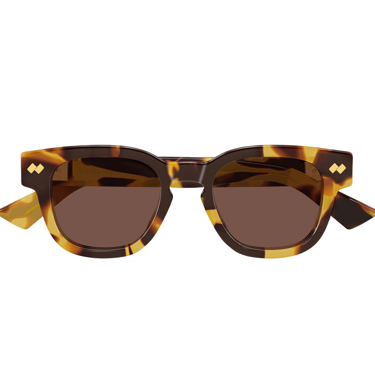 Bottega Veneta Occhiali da Sole BV1441S 002 Marrone/Marrone Unisex
