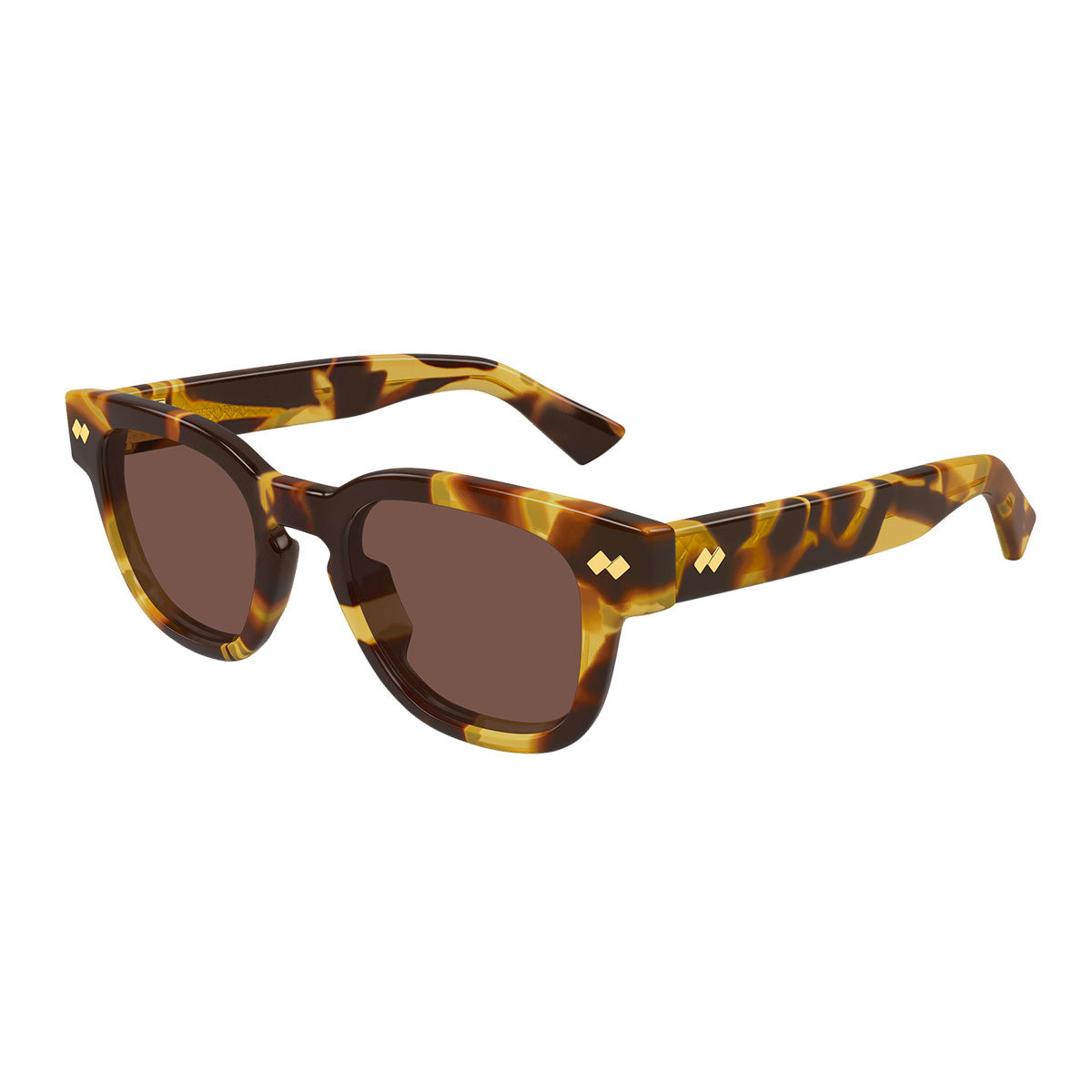 Bottega Veneta Occhiali da Sole BV1441S 002 Marrone/Marrone Unisex