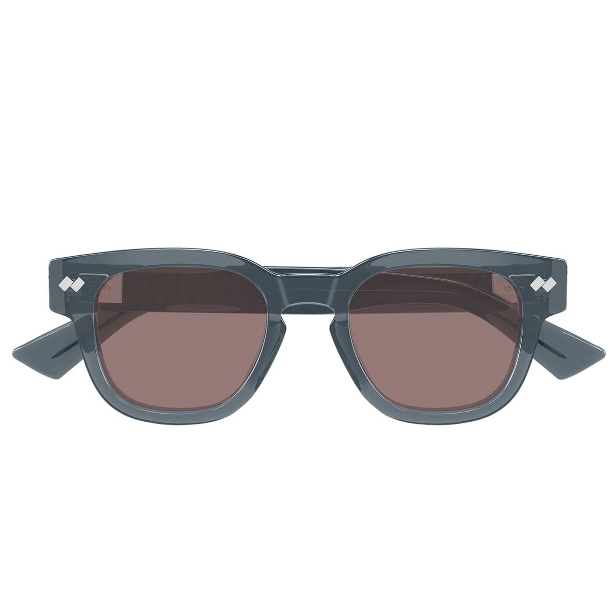 Bottega Veneta Occhiali da Sole BV1441S 003 Grigio/Marrone Unisex