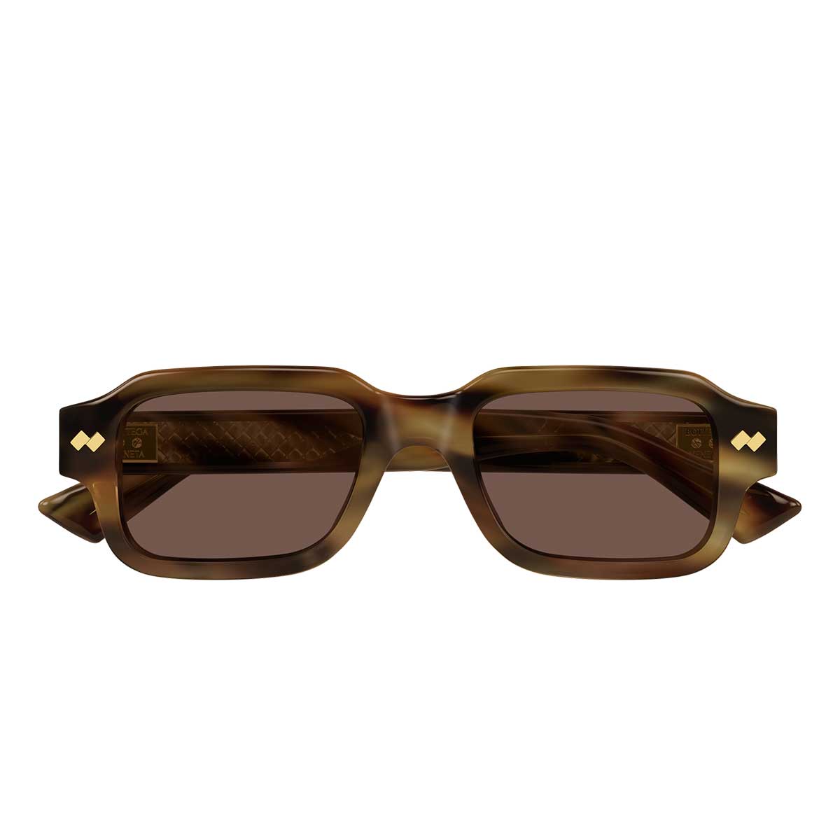 Bottega Veneta Occhiali da Sole BV1442S 002 Marrone/Marrone Uomo
