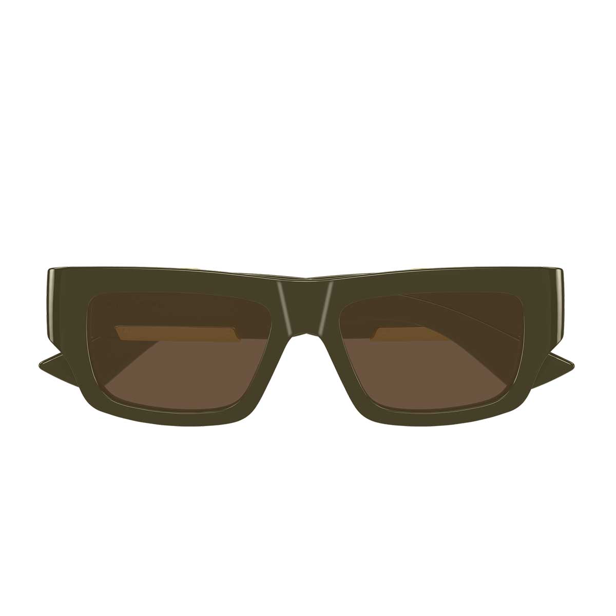 Bottega Veneta Occhiali da Sole BV1452S 003 Verde/Marrone Unisex