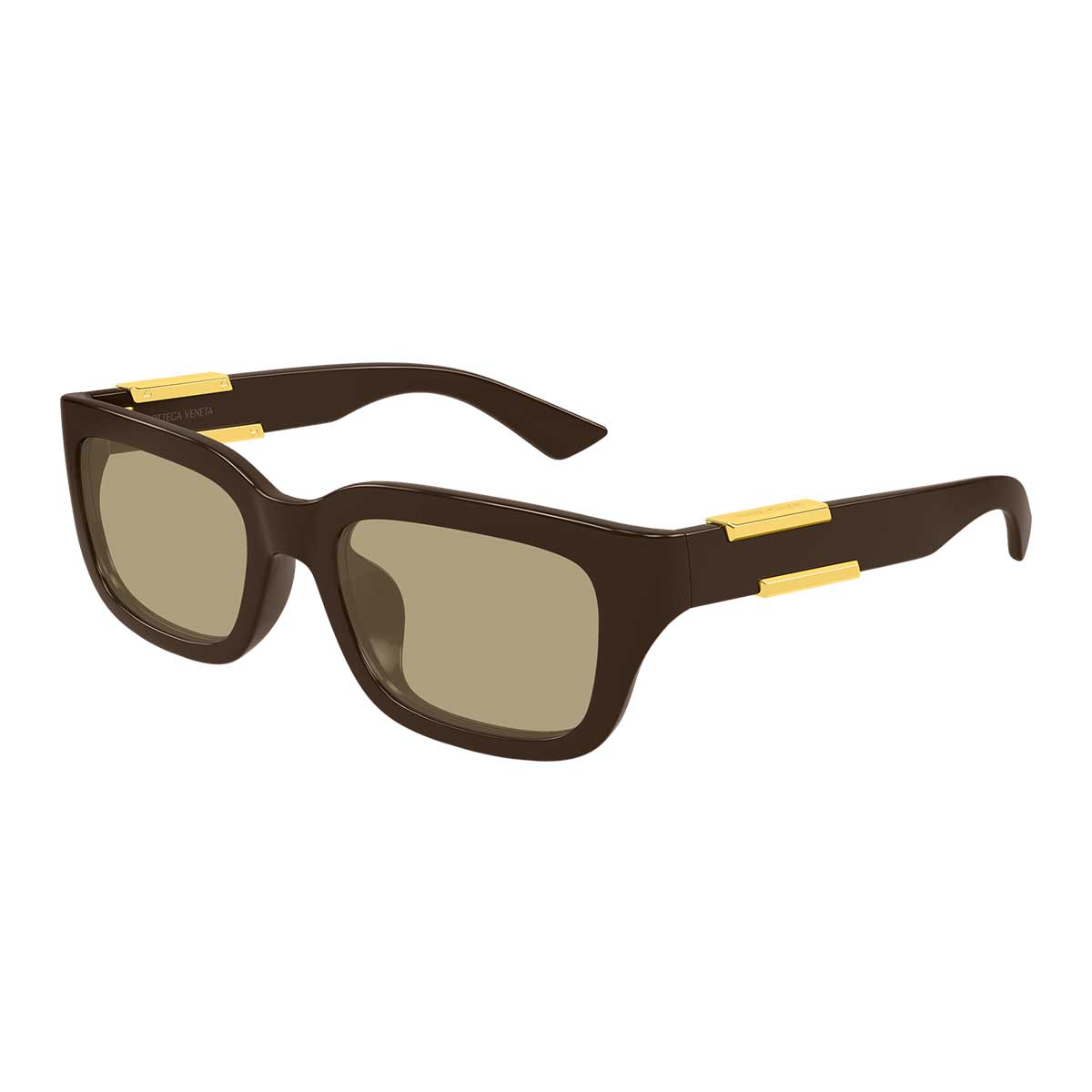 Bottega Veneta Occhiali da Sole BV1453SA 004 Marrone/Marrone Unisex 2