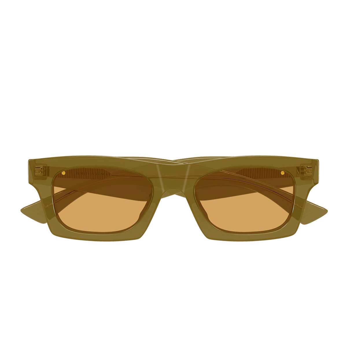 Bottega Veneta Occhiali da Sole BV1457S 005 Marrone/Arancione Unisex