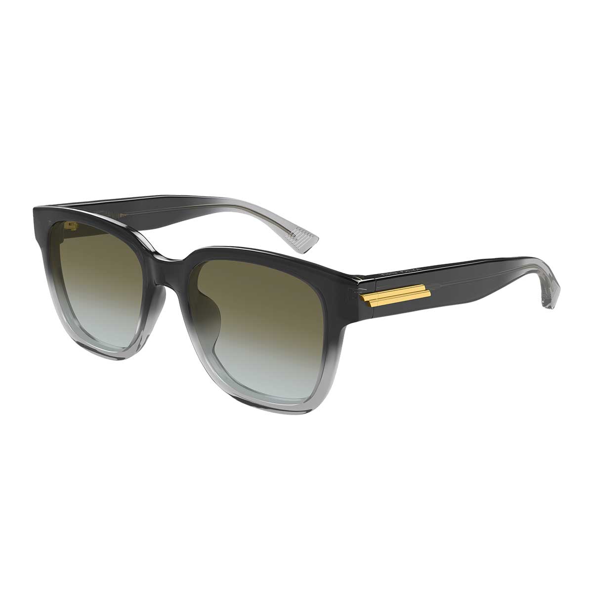 Bottega Veneta Occhiali da Sole BV1461SK 003 Grigio/Marrone Uomo 2