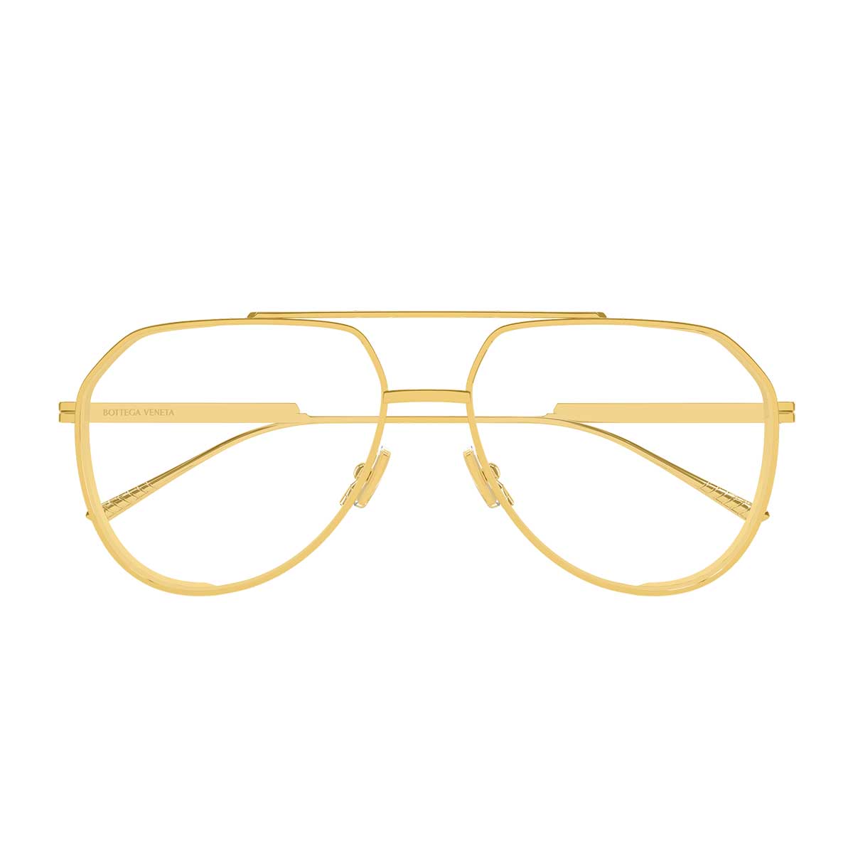 Bottega Veneta Occhiali da Sole BV1465S 005 Oro/Trasparente Unisex