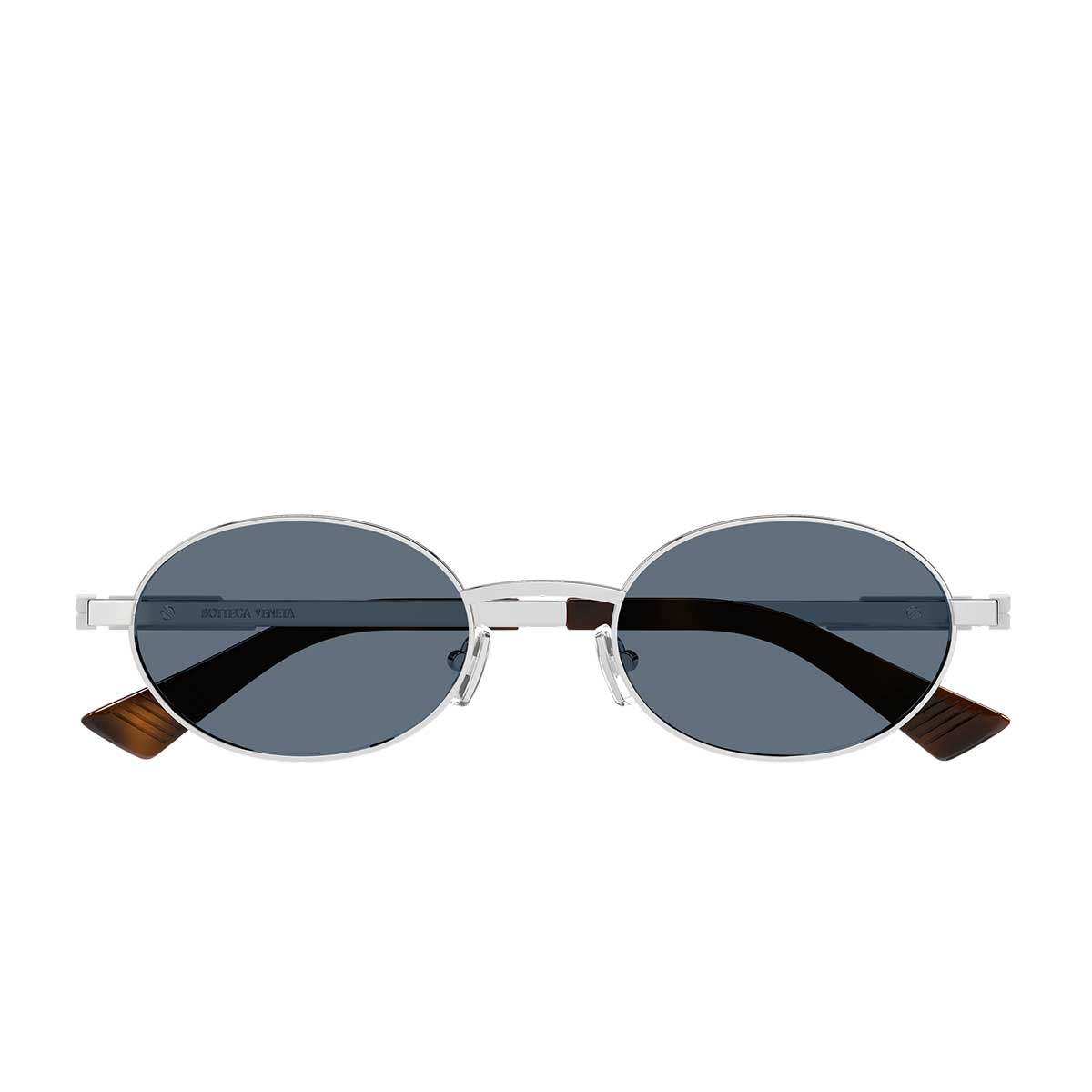 Bottega Veneta Occhiali da Sole BV1470S 002 Argento/Blu Unisex