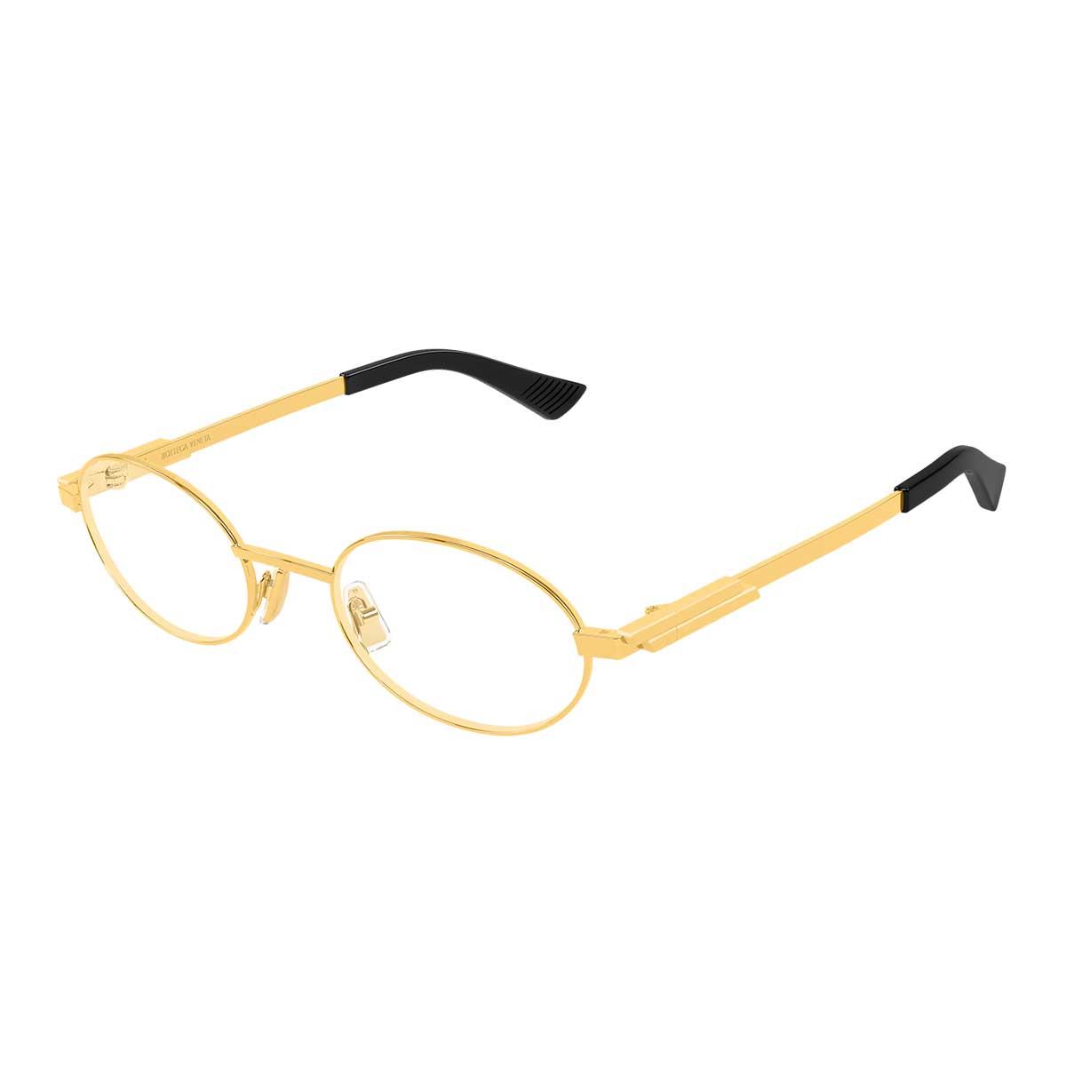 Bottega Veneta Occhiali da Sole BV1470S 005 Oro/Trasparente Unisex 2