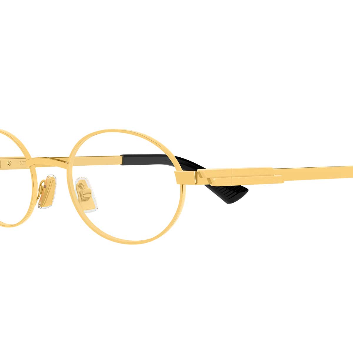 Bottega Veneta Occhiali da Sole BV1470S 005 Oro/Trasparente Unisex 3