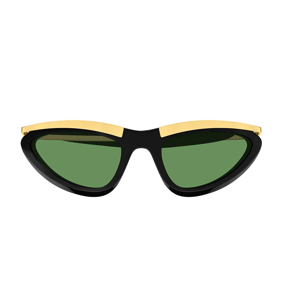 Bottega Veneta Occhiali da Sole BV1477S 002 NeroOro/Verde Donna