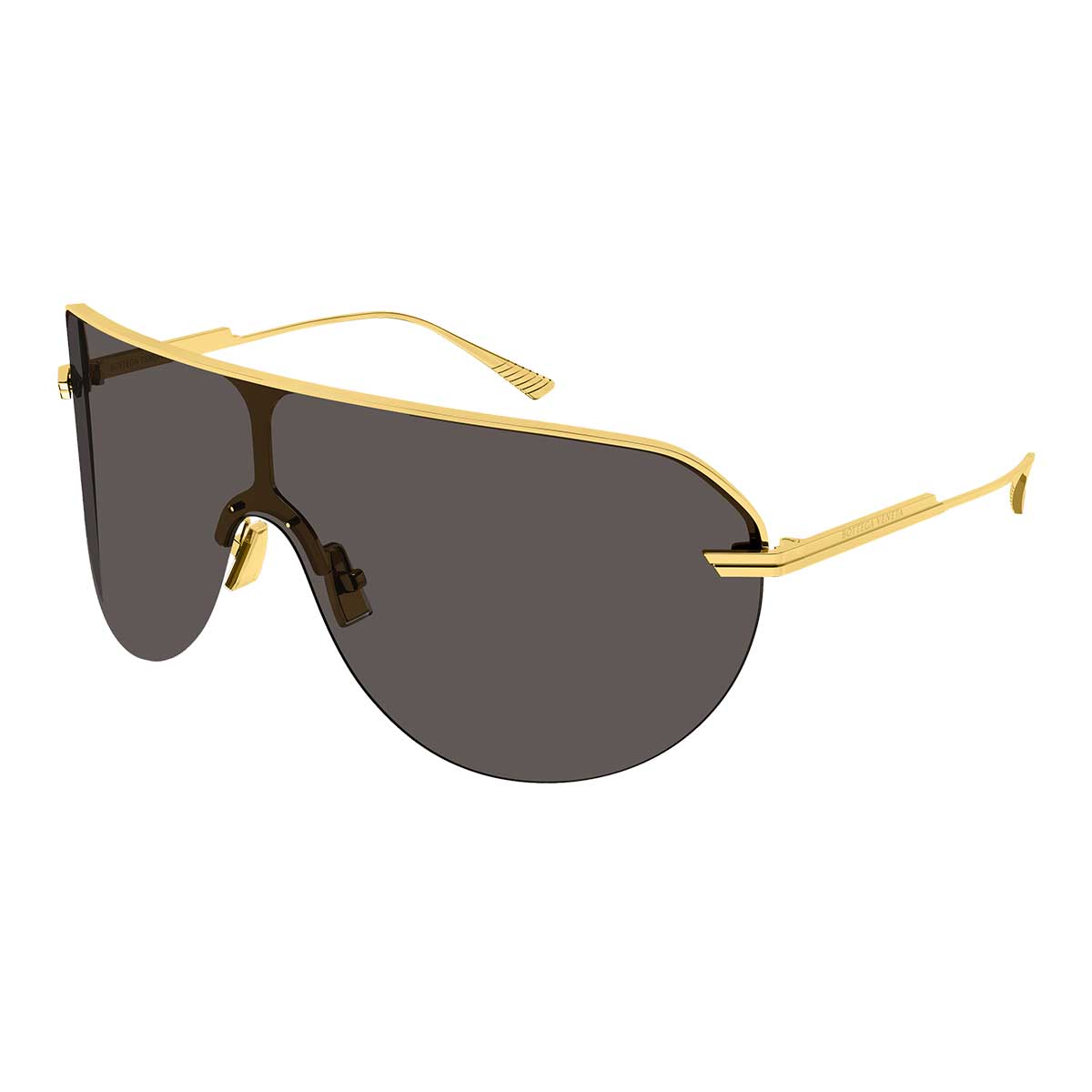 Bottega Veneta Occhiali da Sole BV1478S 003 Oro/Marrone Unisex