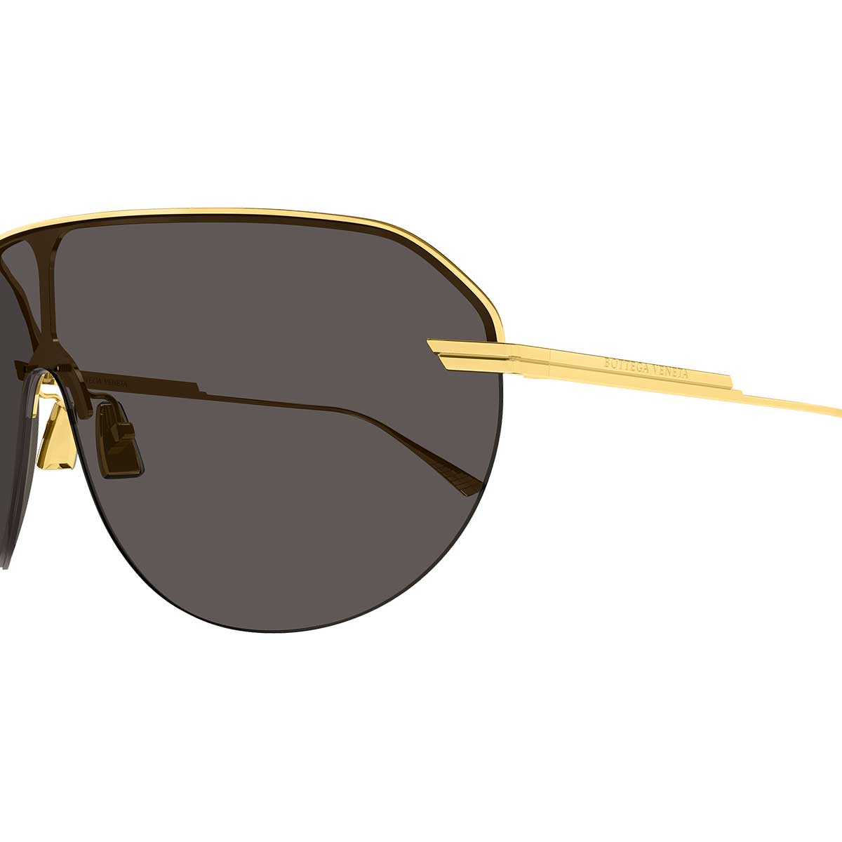 Bottega Veneta Occhiali da Sole BV1478S 003 Oro/Marrone Unisex