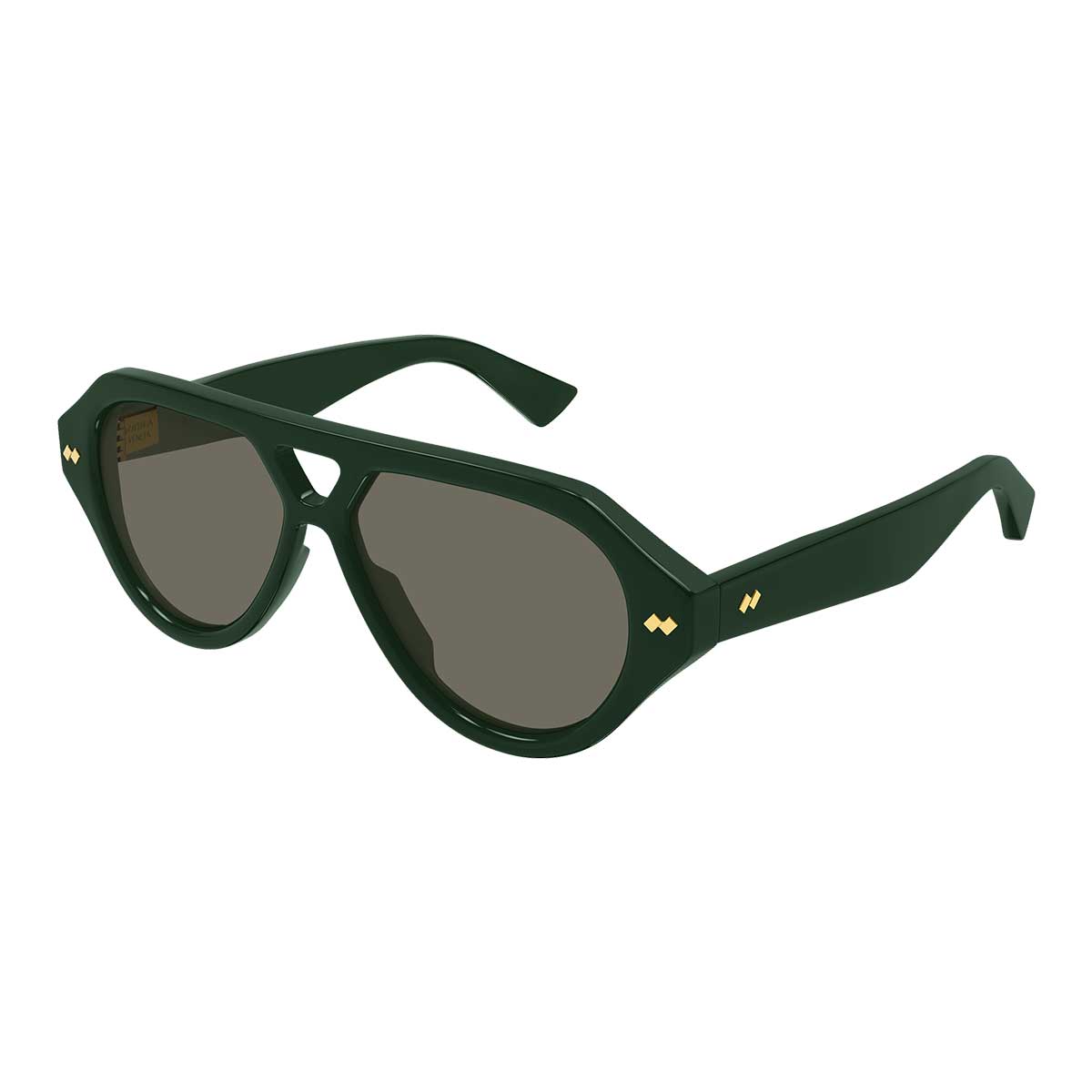 Bottega Veneta Occhiali da Sole BV1485S 005 Verde/Marrone Unisex