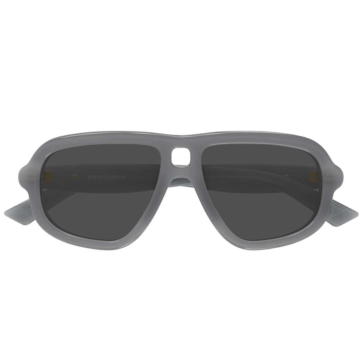 Bottega Veneta Occhiali da Sole BV1494S 004 Grigio/Grigio Unisex
