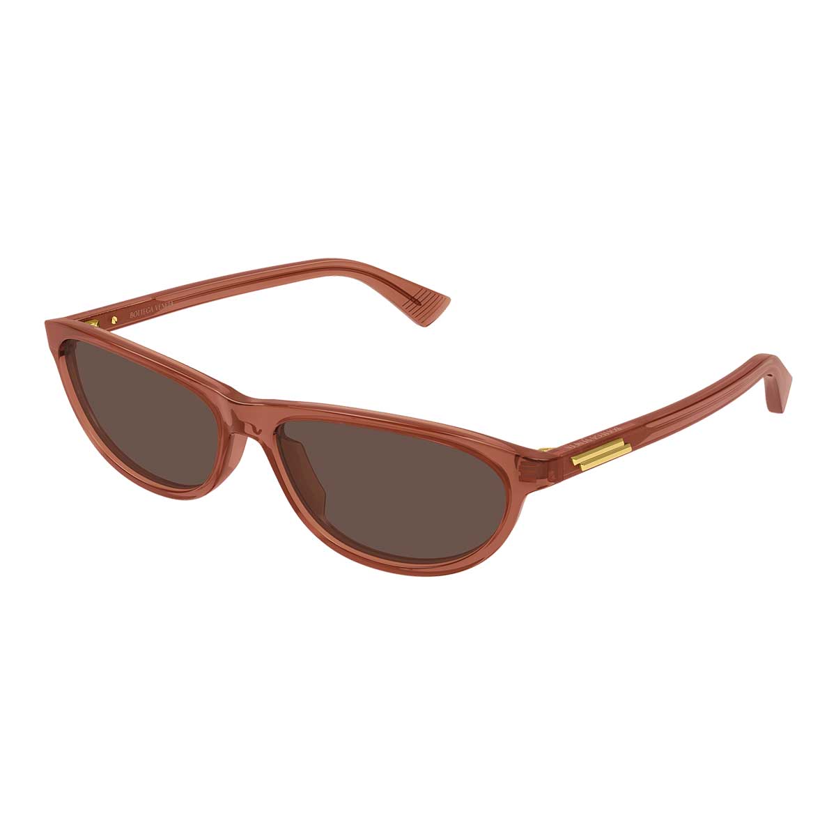 Bottega Veneta Occhiali da Sole BV1497S 004 Arancione/Marrone Unisex 2