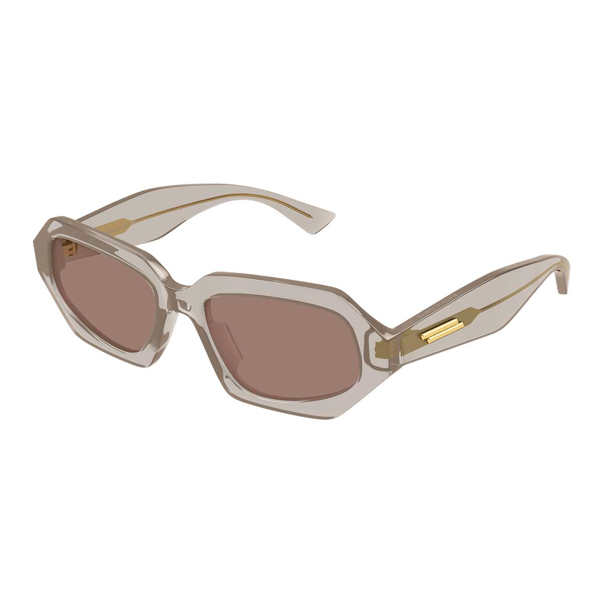 Bottega Veneta Occhiali da Sole BV1502S 003 Marrone/Marrone Unisex 2