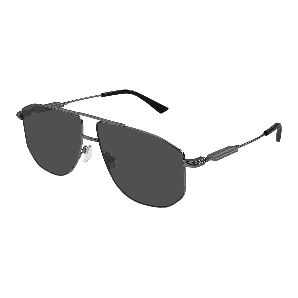Bottega Veneta Occhiali da Sole BV1509S 001 Rutenio/Grigio Unisex 2