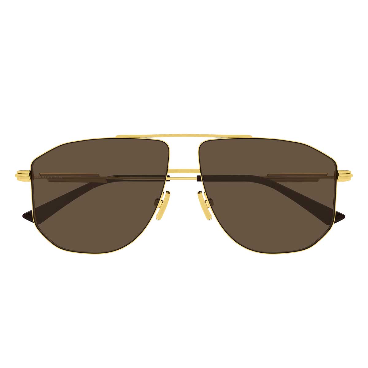 Bottega Veneta Occhiali da Sole BV1509S 002 Oro/Marrone Unisex