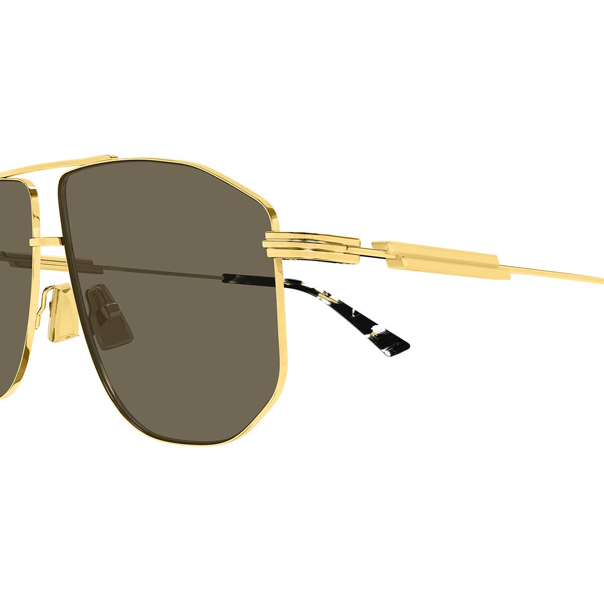 Bottega Veneta Occhiali da Sole BV1509S 003 Oro/Marrone Unisex 3