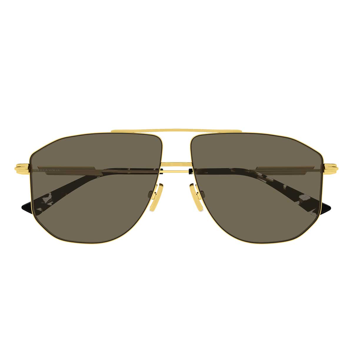 Bottega Veneta Occhiali da Sole BV1509S 003 Oro/Marrone Unisex