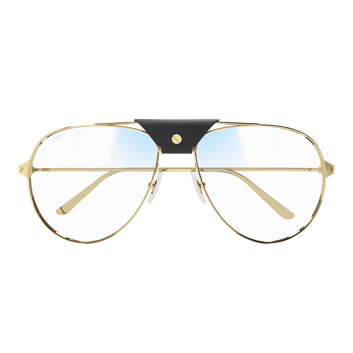 Cartier Occhiali da Sole CT0038S 017 Oro/Trasparente Uomo Fotocromatici