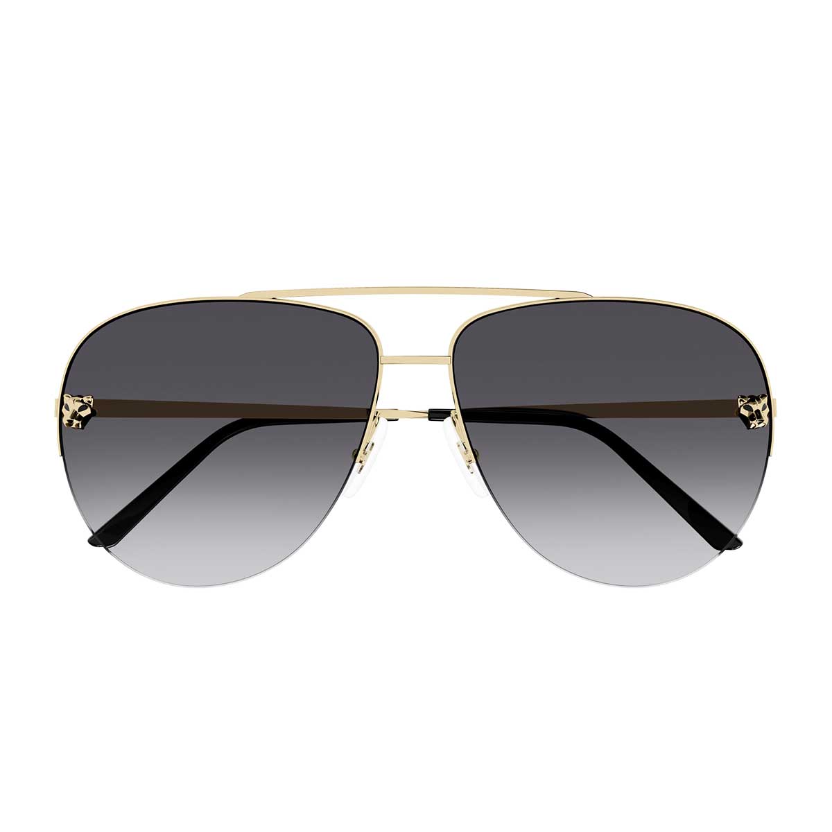 Cartier Occhiali da Sole CT0065S 001 Oro/Grigio Donna