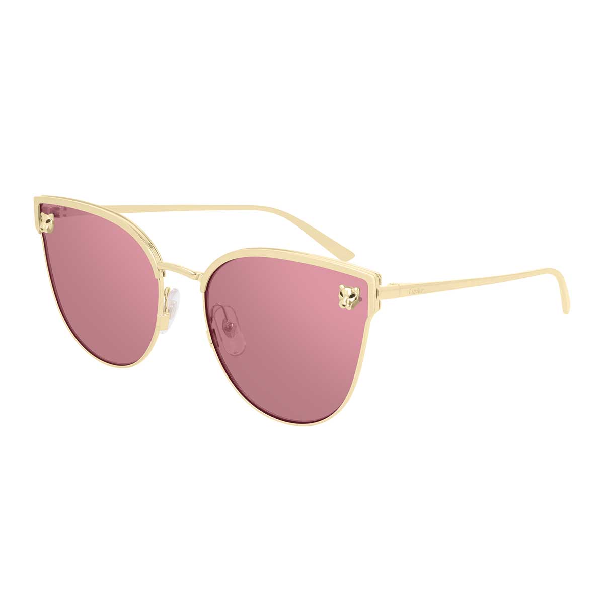 Cartier Occhiali da Sole CT0198S 004 Oro/Rosa Donna