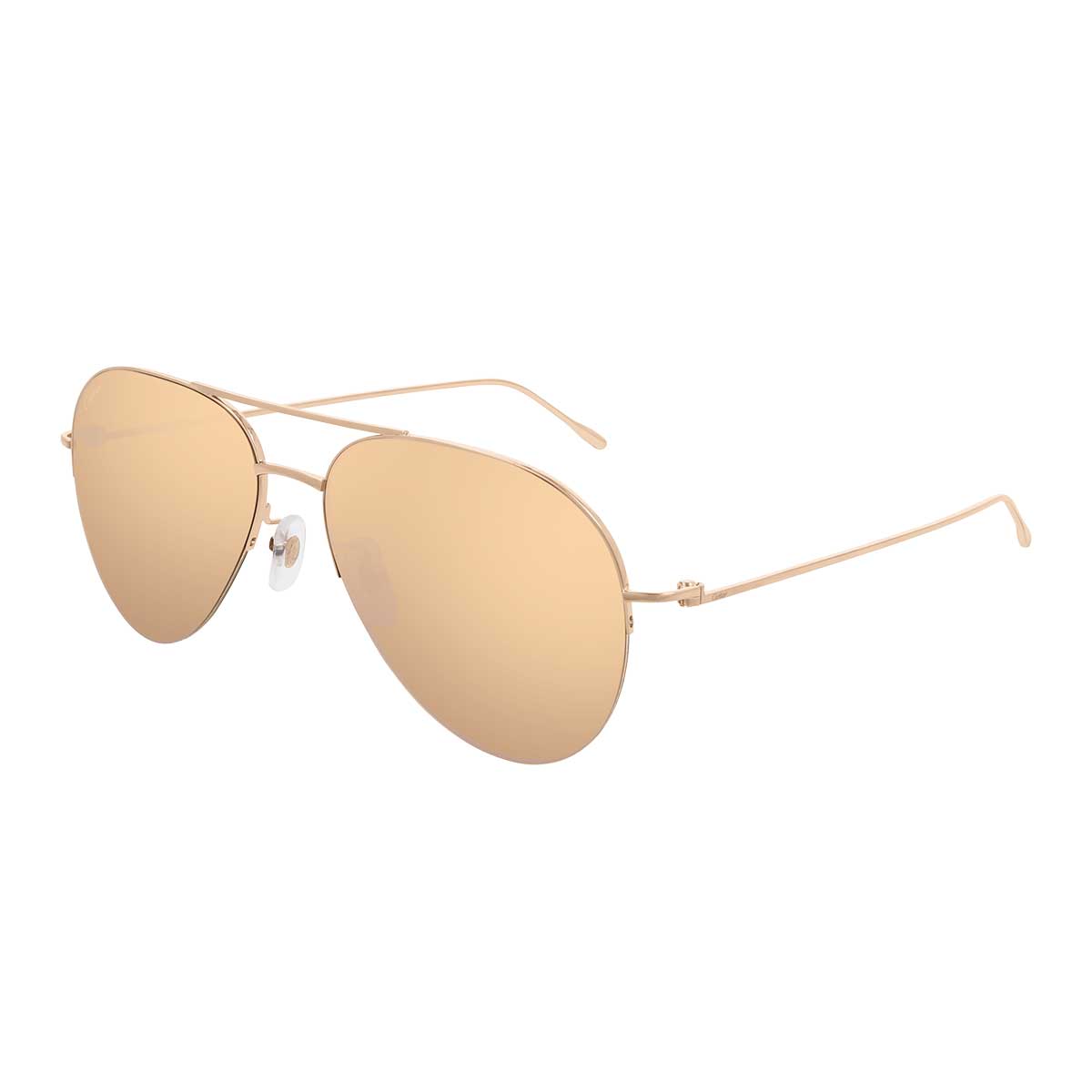 Cartier Occhiali da Sole CT0237S 001 Bronzo/Oro Unisex