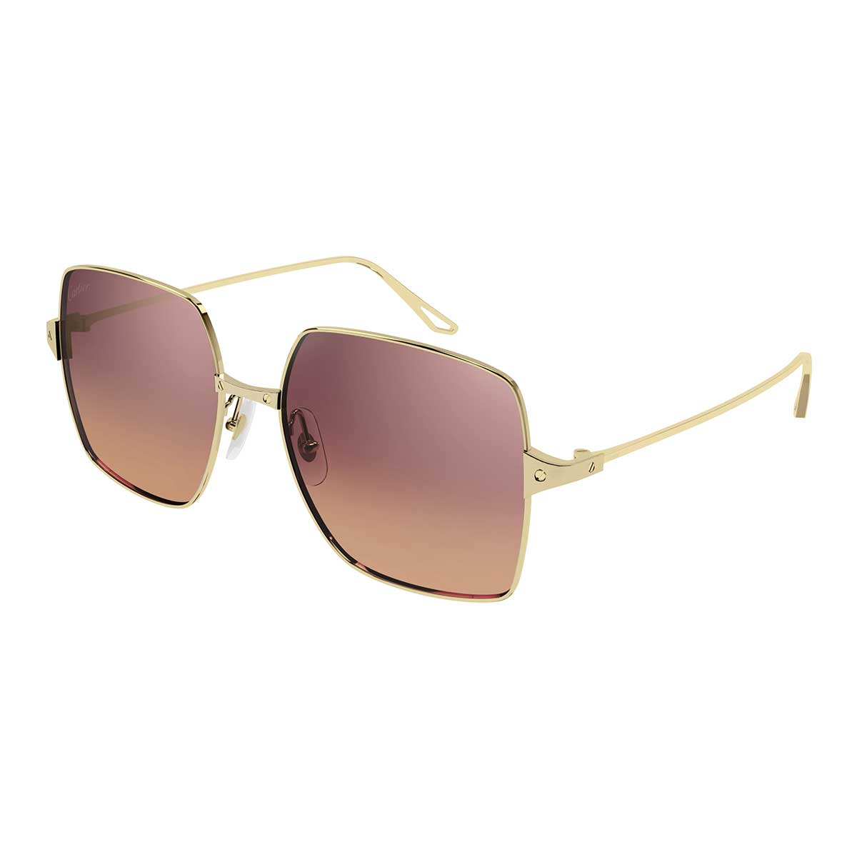 Cartier Occhiali da Sole CT0297S 003 Oro/Rosso Donna