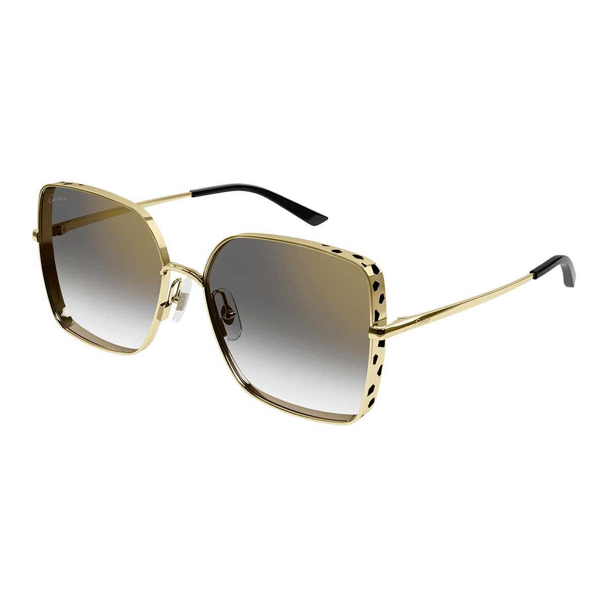 Cartier Occhiali da Sole CT0299S 001 Oro/Grigio Donna