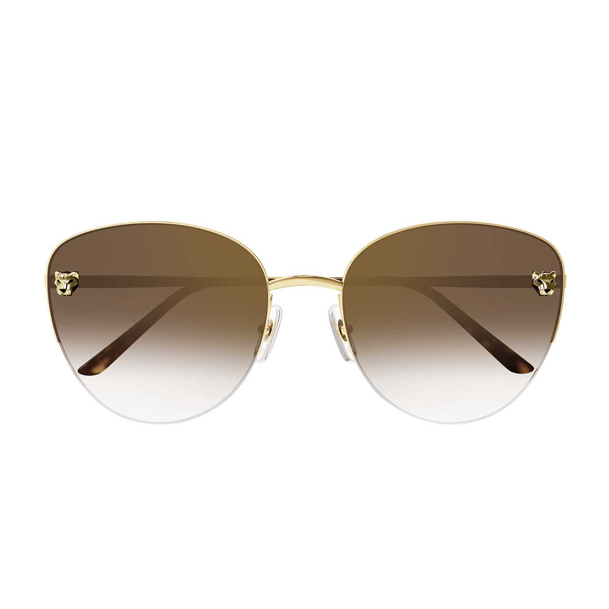 Cartier Occhiali da Sole CT0301S 002 Oro/Marrone Donna