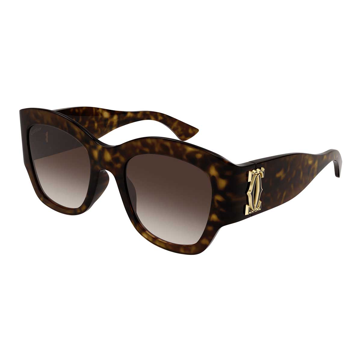 Cartier Occhiali da Sole CT0304S 002 Marrone/Marrone Donna