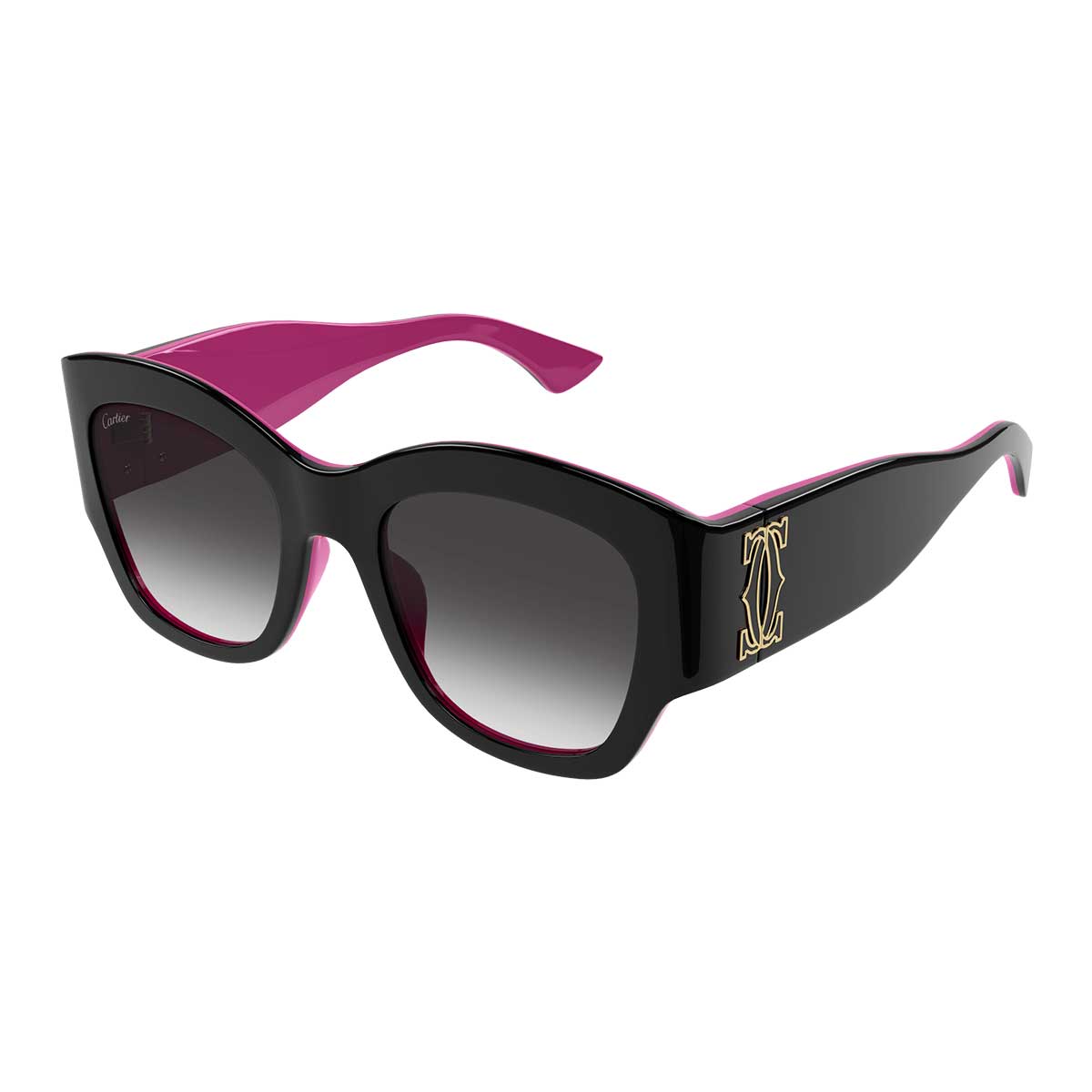 Cartier Occhiali da Sole CT0304S 005 Nero/Grigio Donna