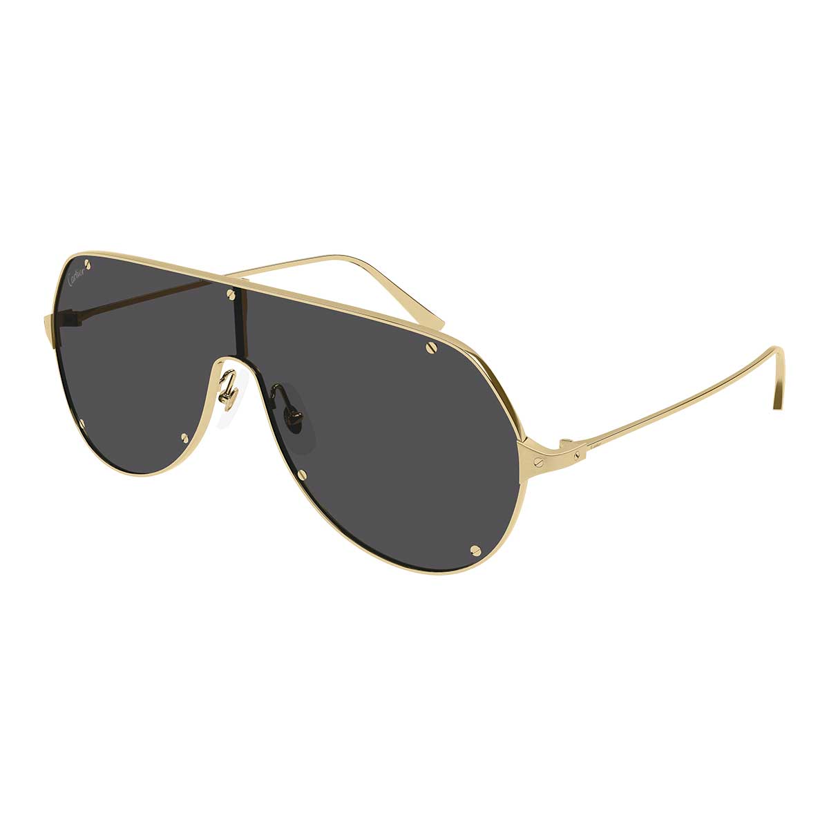 Cartier Occhiali da Sole CT0324S 001 Oro/Grigio Uomo 2