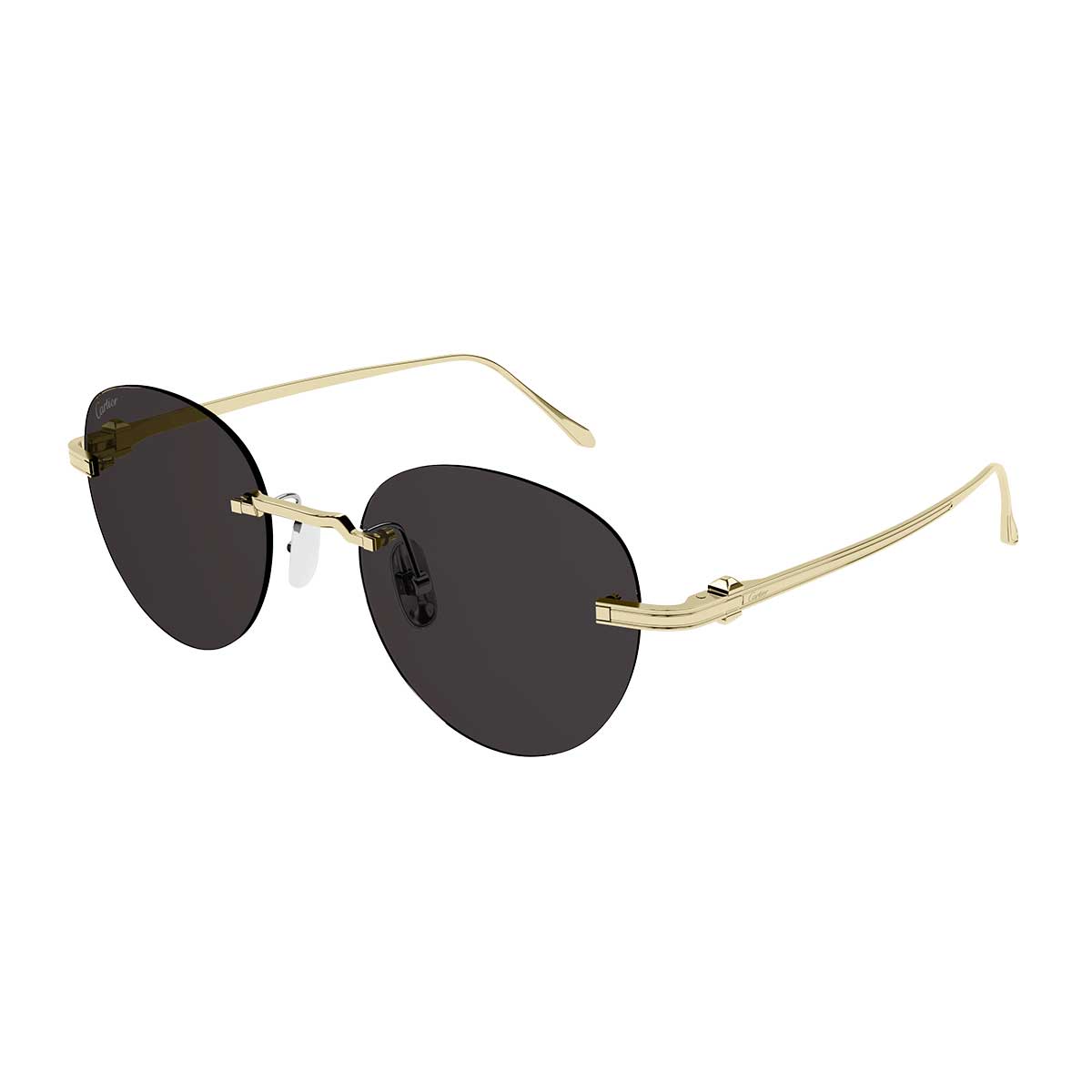 Cartier Occhiali da Sole CT0331S 002 Oro/Grigio Uomo 2