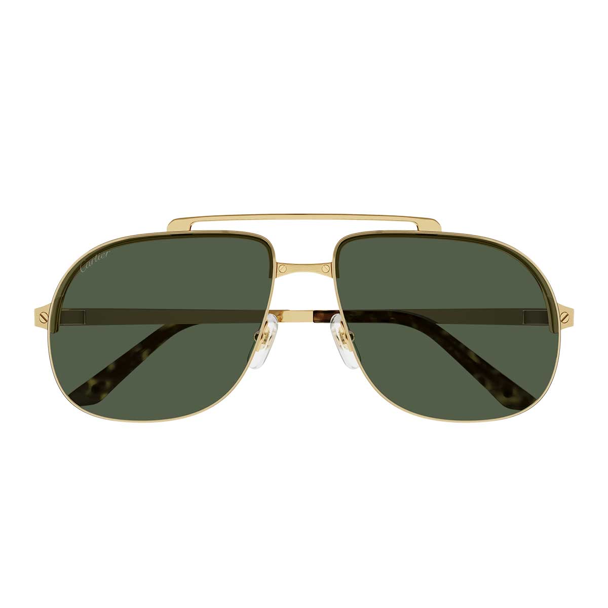 Cartier Occhiali da Sole CT0353S 002 Oro/Verde Uomo