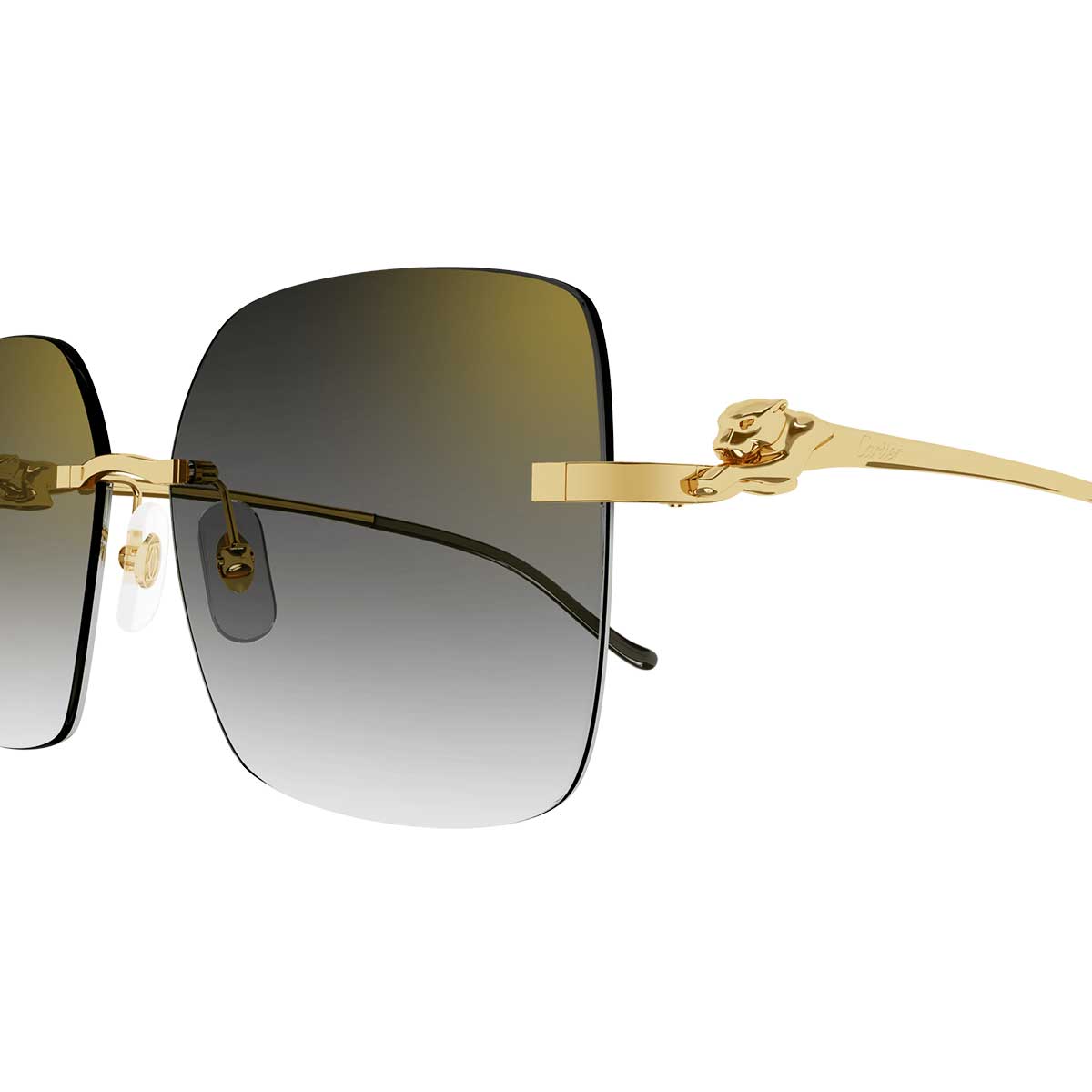 Cartier Occhiali da Sole CT0359S 001 Oro/Grigio Donna 3