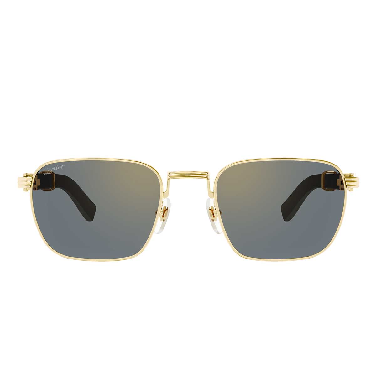 Cartier Occhiali da Sole CT0363S 003 OroBianco/Bronzo Uomo