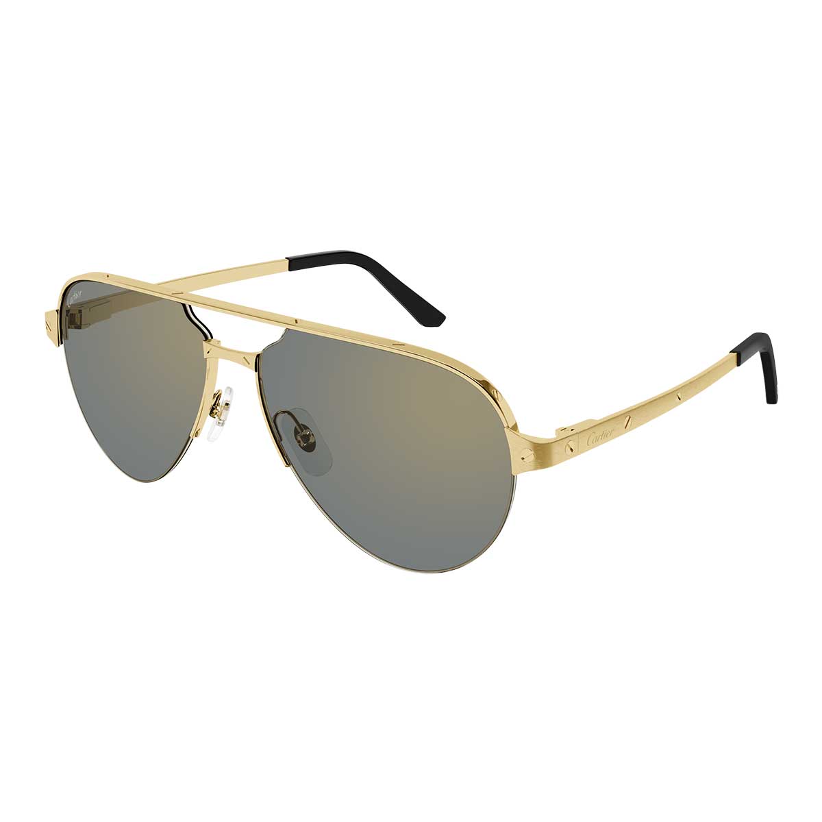 Cartier Occhiali da Sole CT0386S 003 Oro/Bronzo Uomo