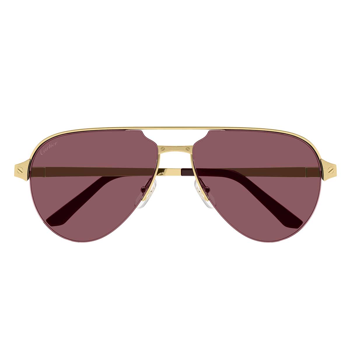 Cartier Occhiali da Sole CT0386S 004 Oro/Rosso Uomo
